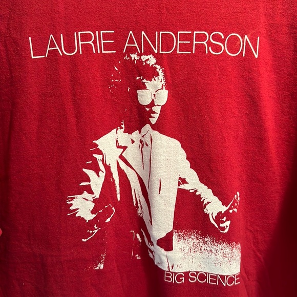 XL Laurie Anderson Big Science Shirt Vintage - Picture 1 of 4